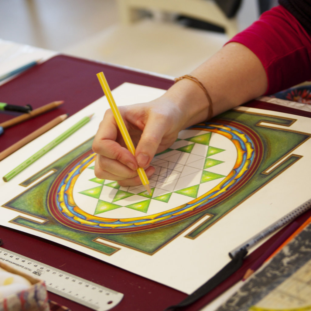 SRI YANTRA PAINTING MEDITATION LEVEL 2